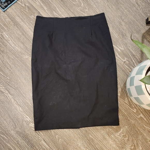 Boden Claremont Skirt in Black Size 10 Slit Pencil Style - Picture 6 of 11